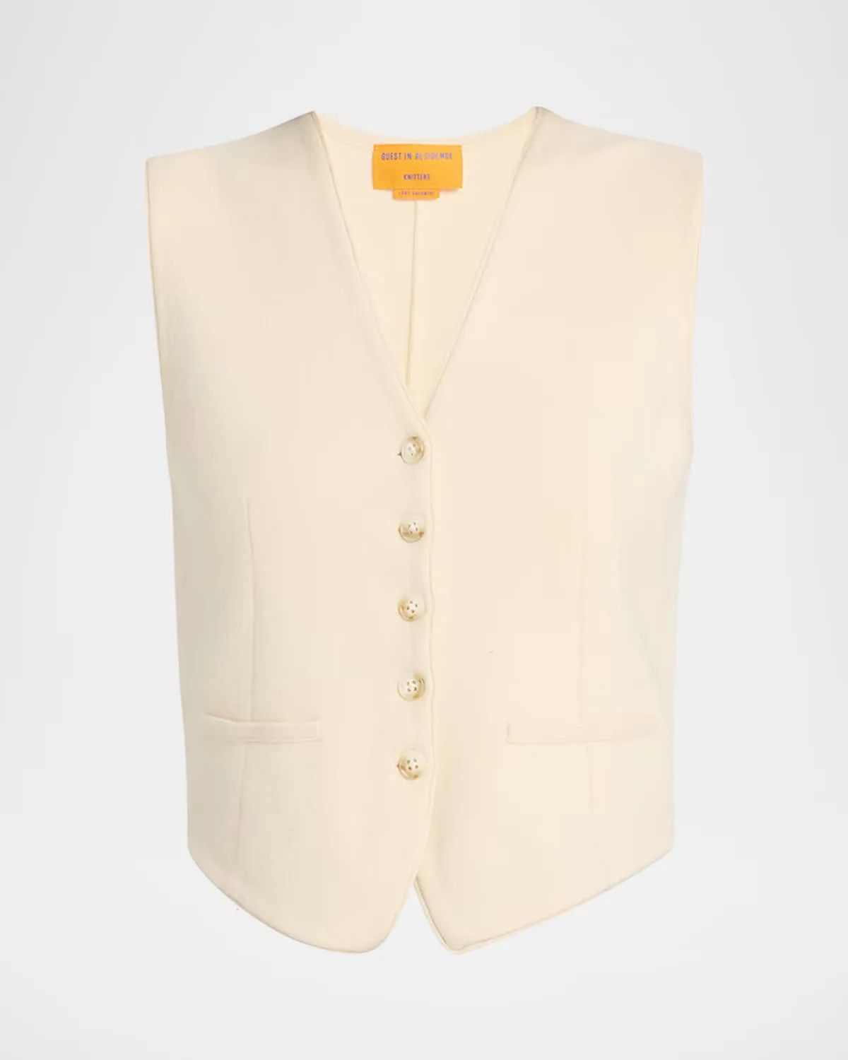 Tailored Cashmere Vest by Guest in Residence