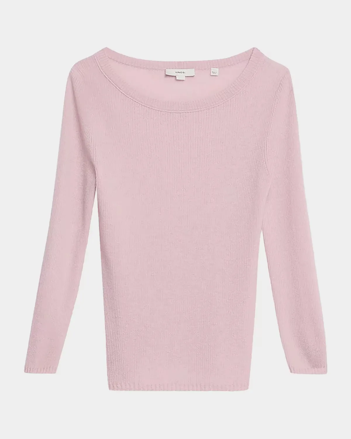 Boat-Neck Cashmere-Silk Top by Vince