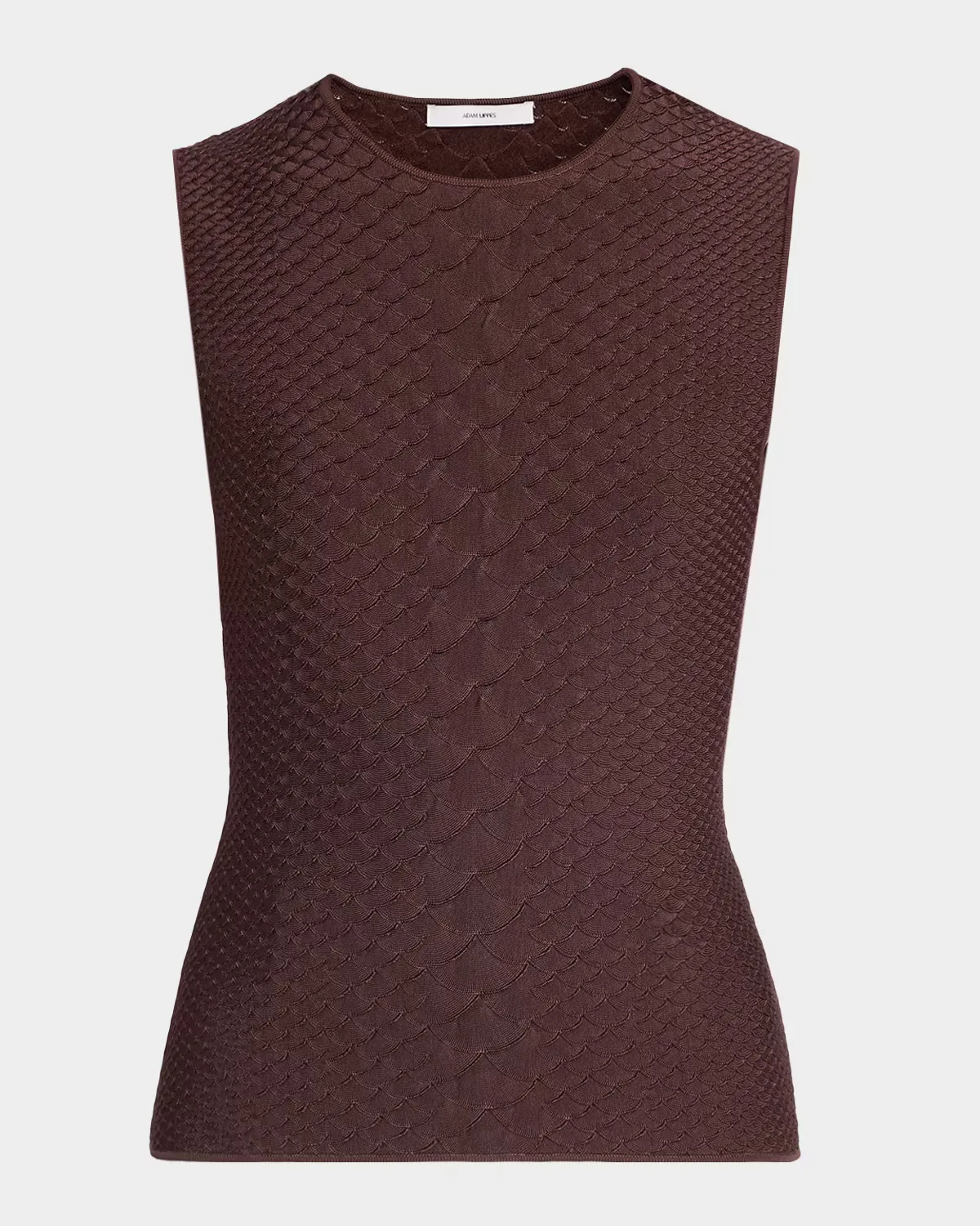 Divya Textured Knit Tank Top by Adam Lippes