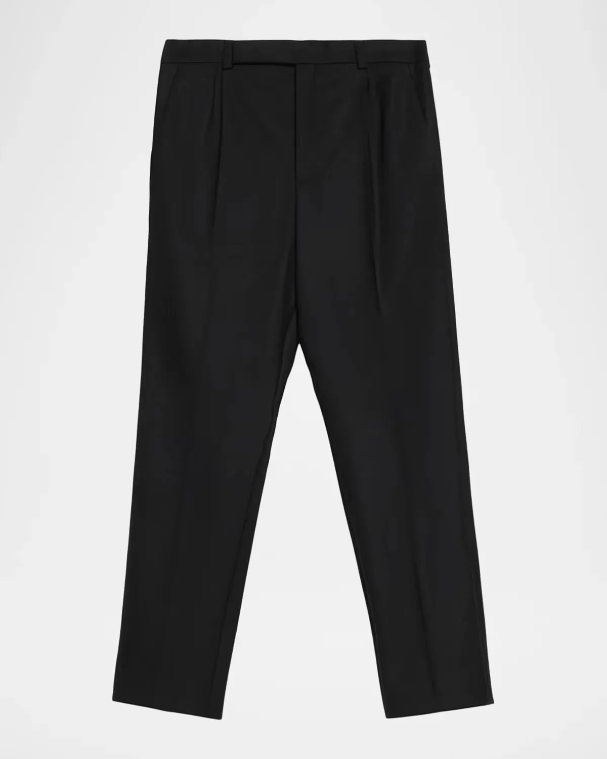 Pleated Wool Trousers
