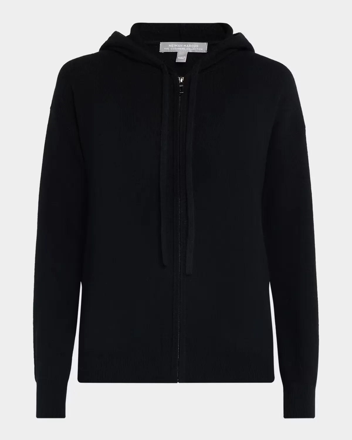 Cashmere Zip-Front Hoodie by Neiman Marcus
