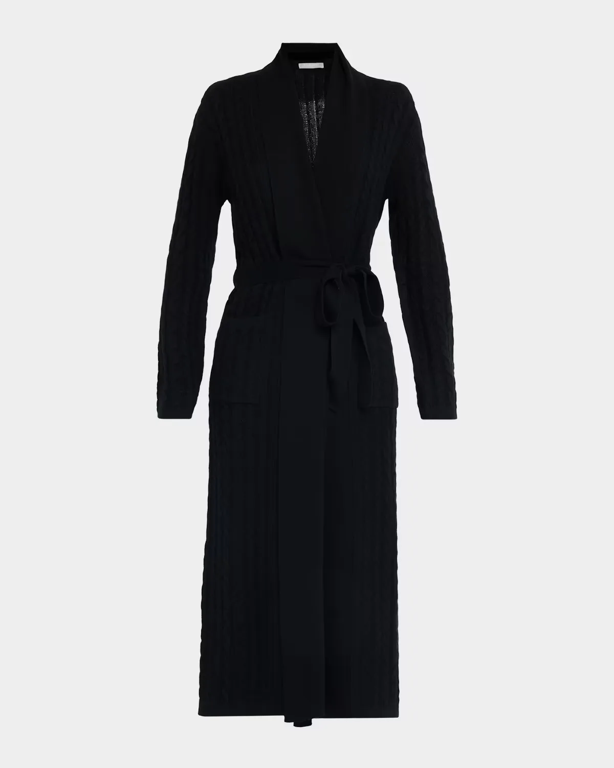 Cashmere Cable-Knit Robe by Neiman Marcus