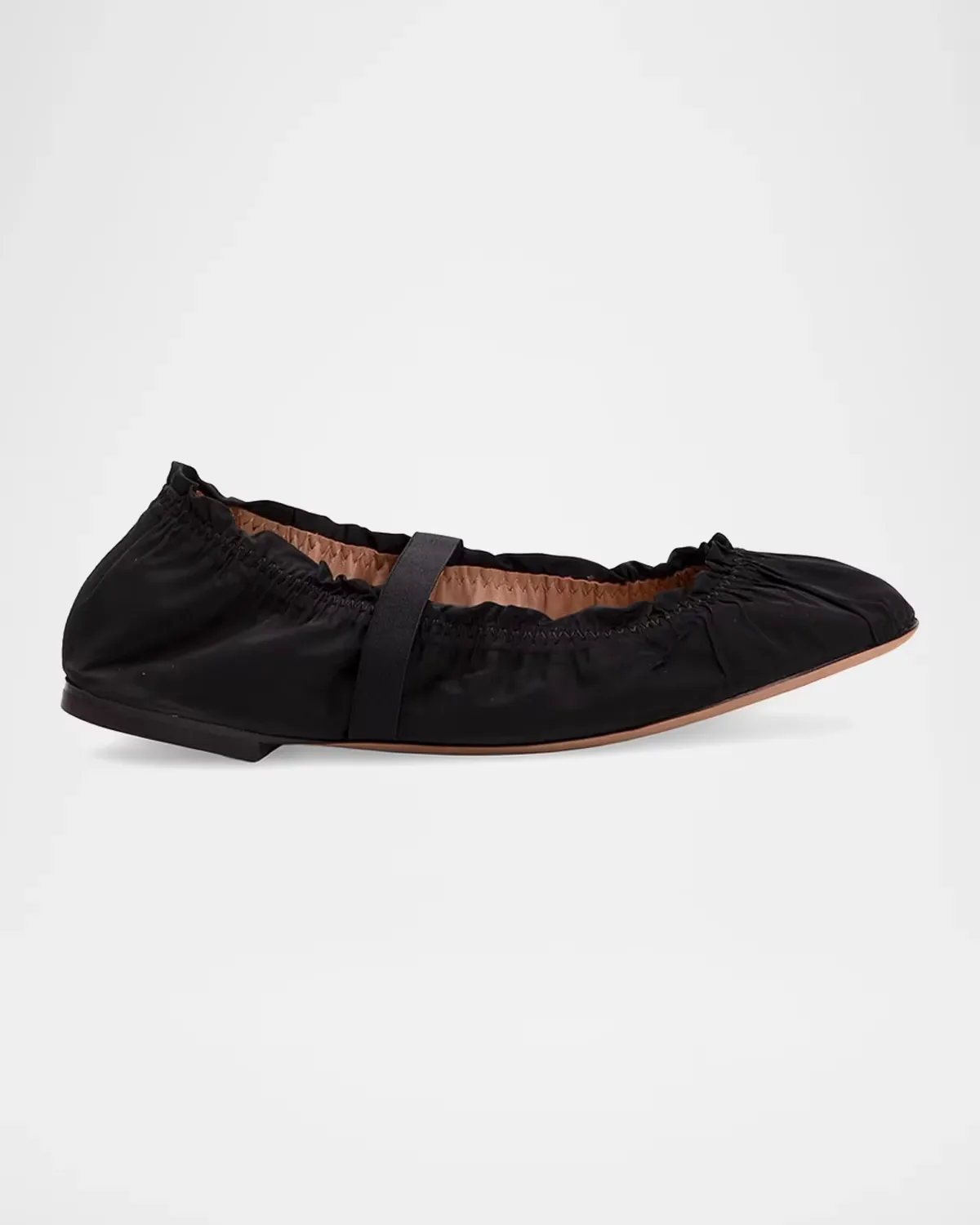 Flora Ruched Ballet Flats by Odiss