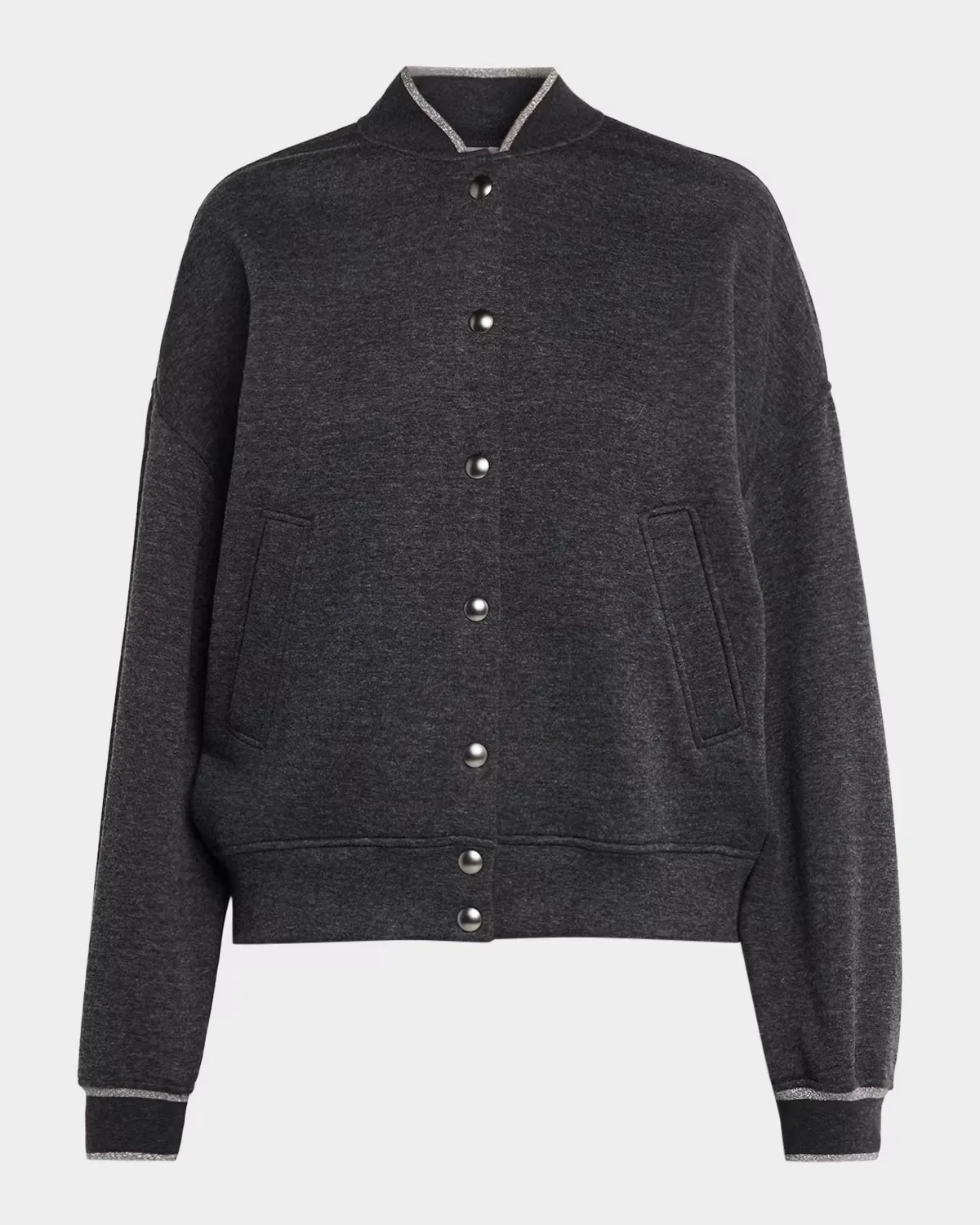Cashmere-Blend Bomber Jacket by Brunello Cucinelli
