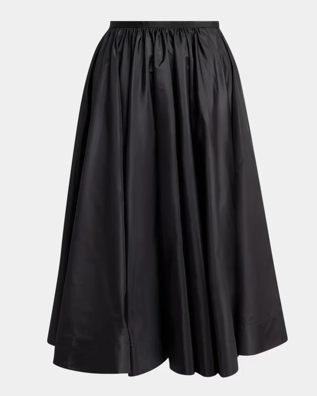 Silk Taffeta Full Midi Skirt by Valentino Garavani