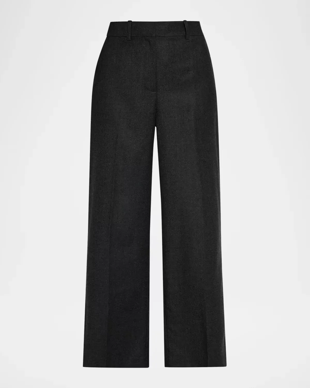 Pleated-Front Virgin Wool Pants by Theory