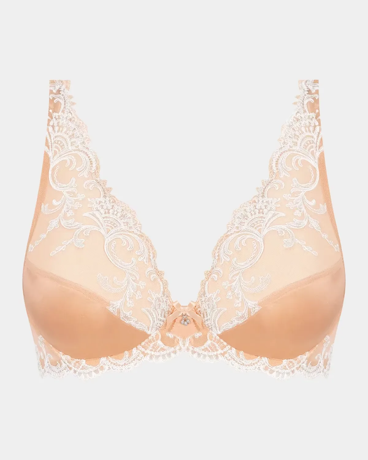Splendeur Soie Embroidered Triangle Bra by Lise Charmel