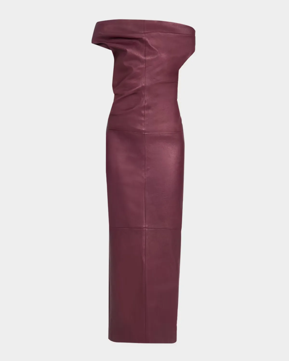 Vessia Leather Midi Dress by SIMKHAI