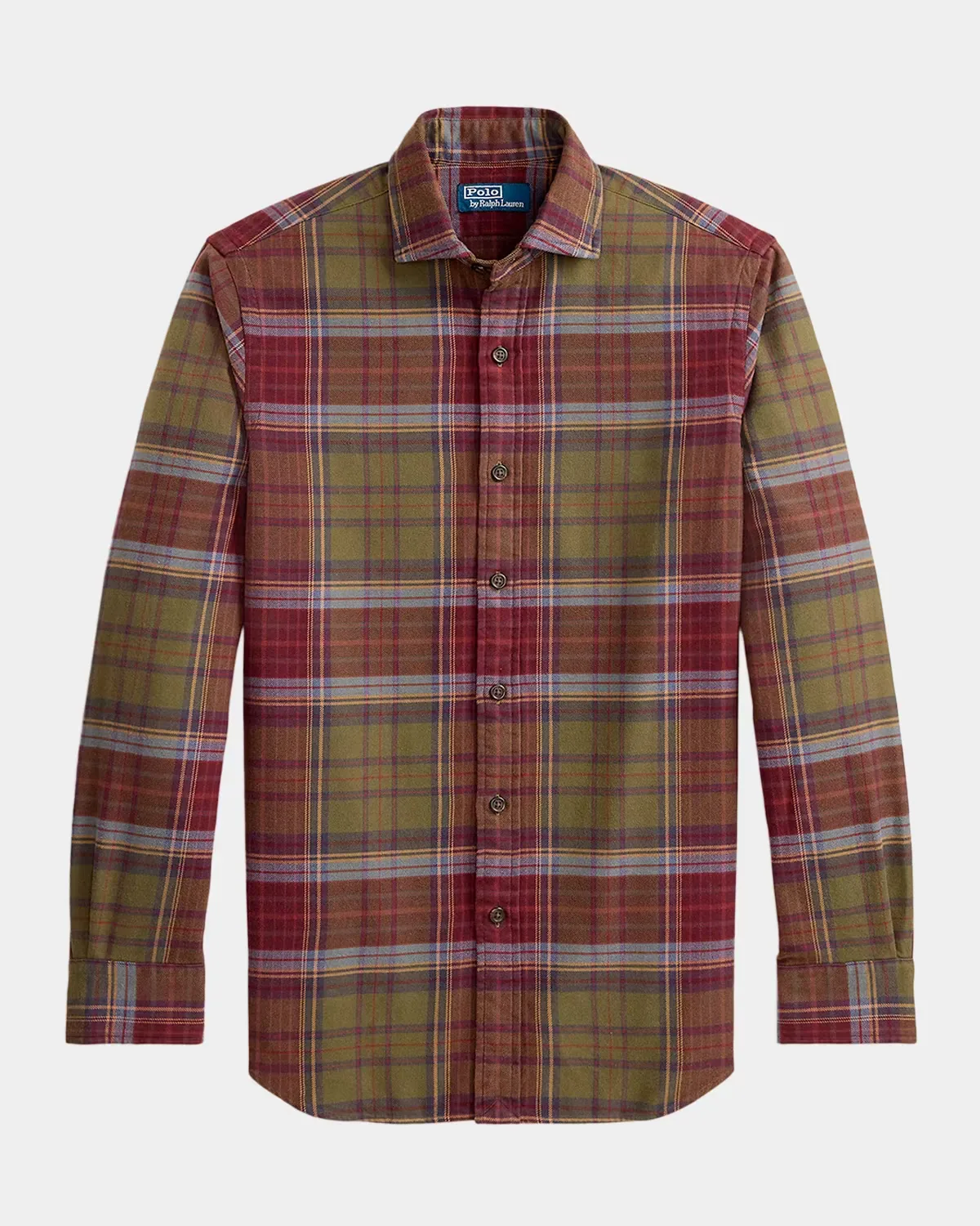Classic-Fit Plaid Flannel Shirt