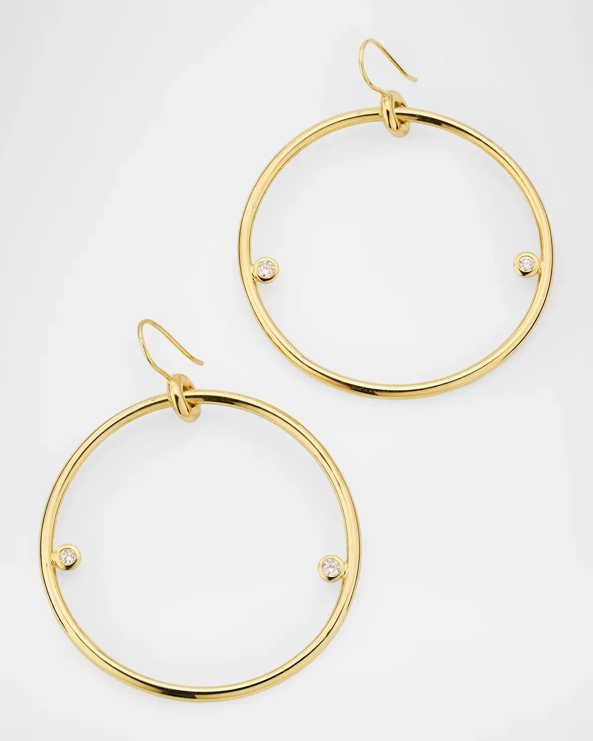Stardust Mixed-Shape Links Jetset 18K Gold Earrings with Diamonds by Ippolita