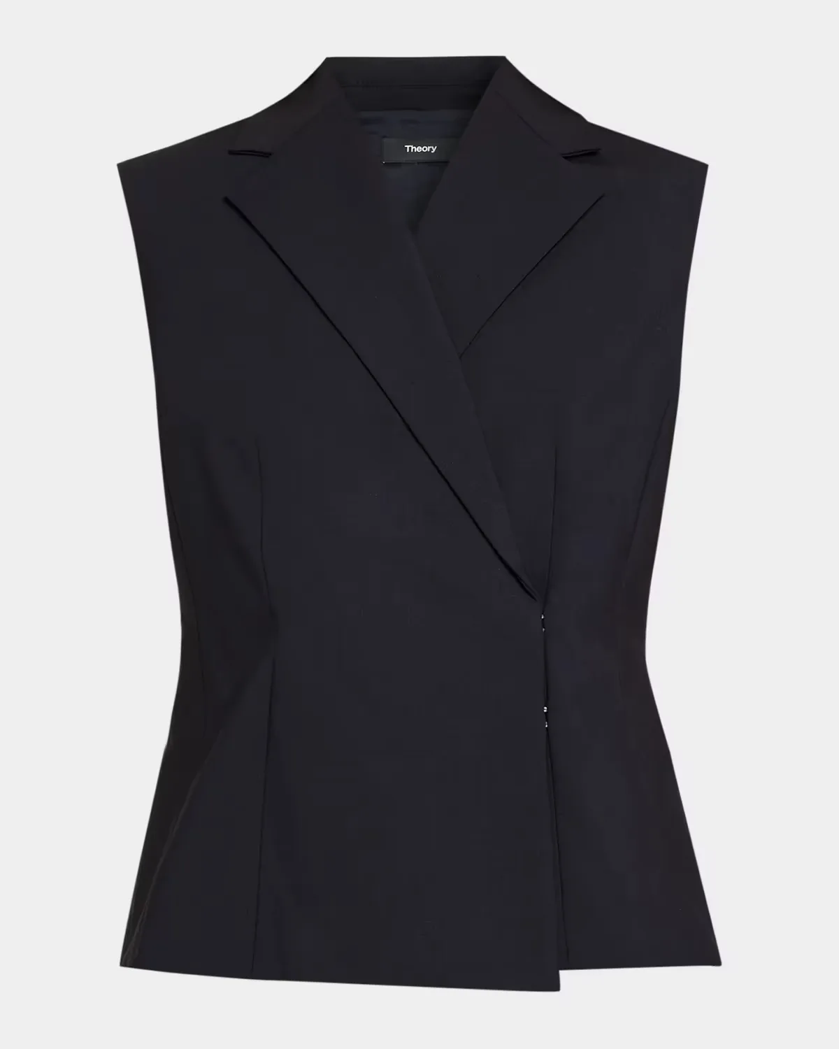 Hourglass Asymmetric Vest by Theory