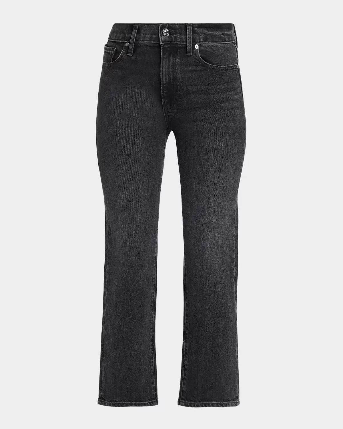 Reece High-Rise Crop Bootcut Jeans by PAIGE