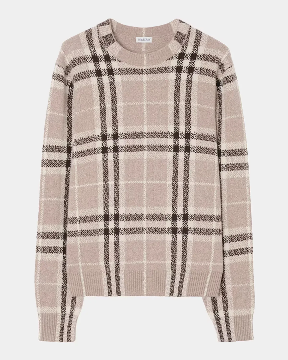 Curtis Check Cashmere Sweater by Burberry