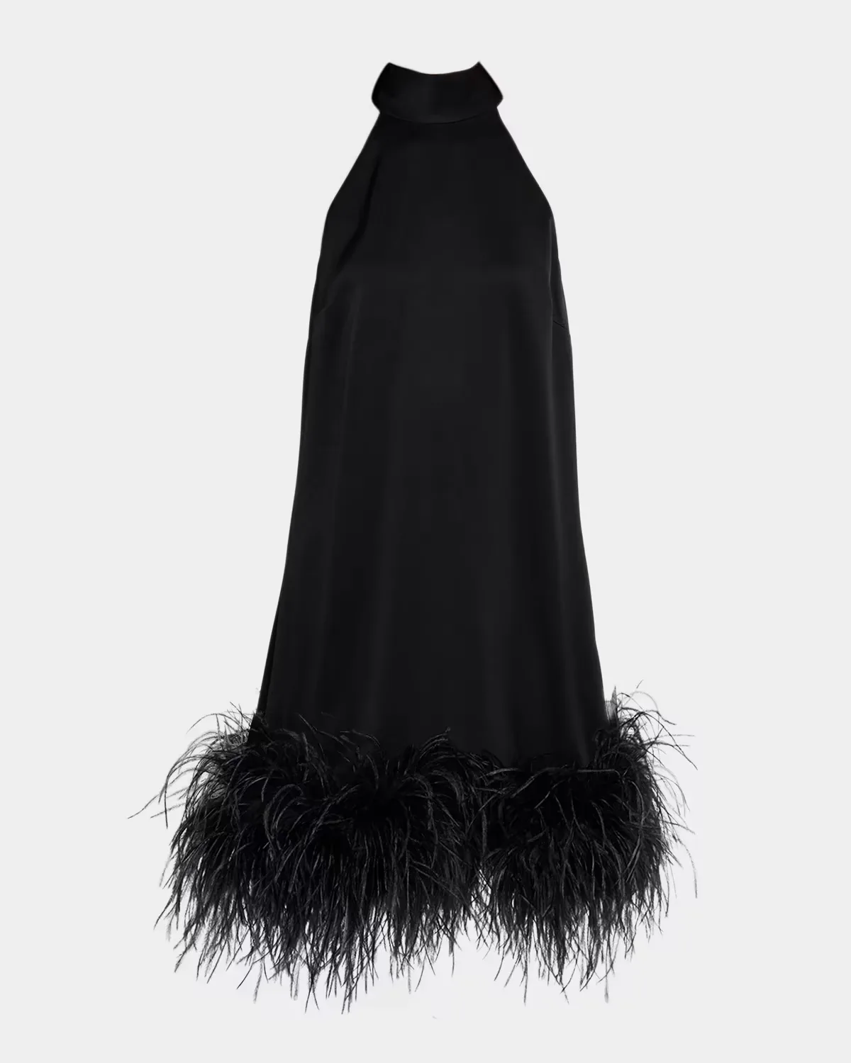 Sari Feather-Trim Minidress by Ungaro