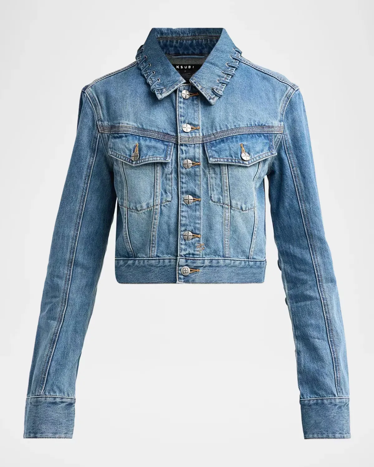 Slim Trucker Highway Jacket - DENIM by Ksubi