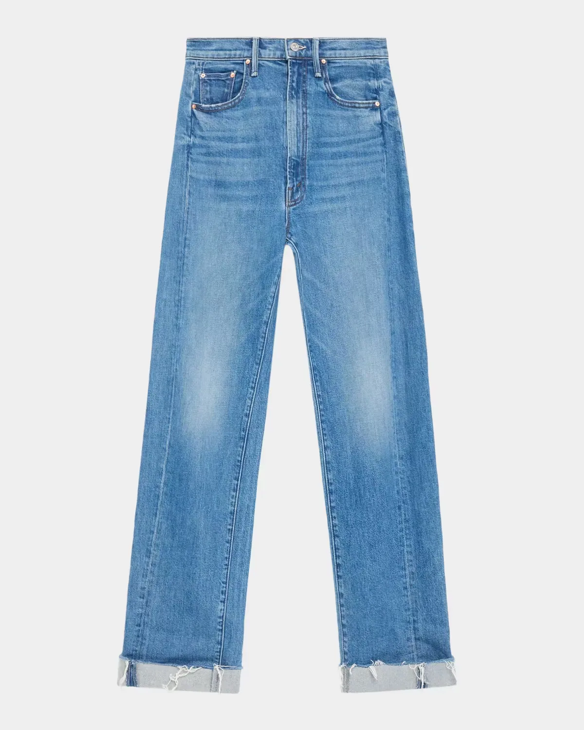The Half-Pipe Flood Cuff High-Rise Jeans by MOTHER