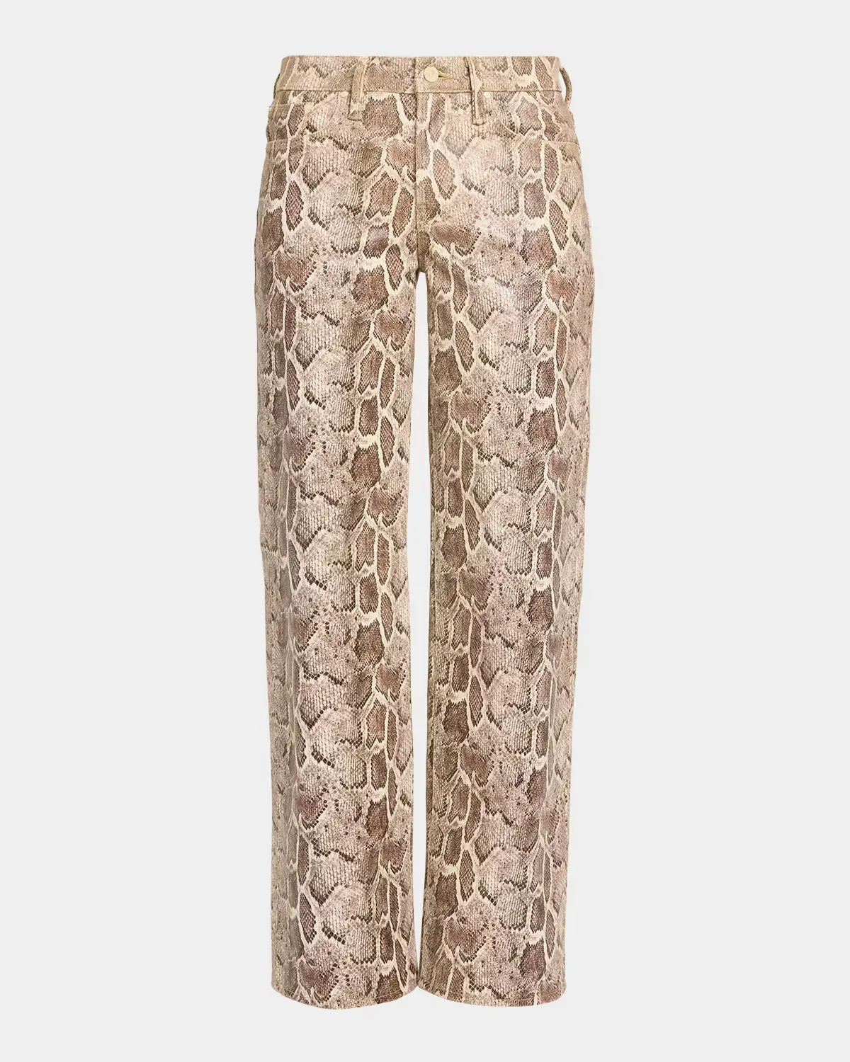 The Maven Sneak Leather-Blend Pants by MOTHER