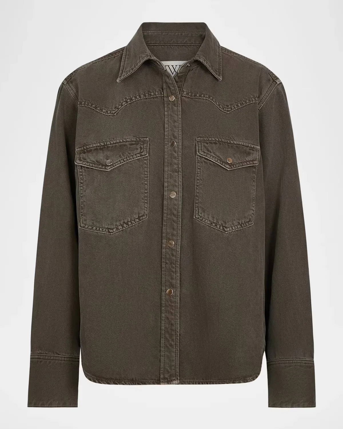 Yellowstone Cotton Denim Shirt by TWP