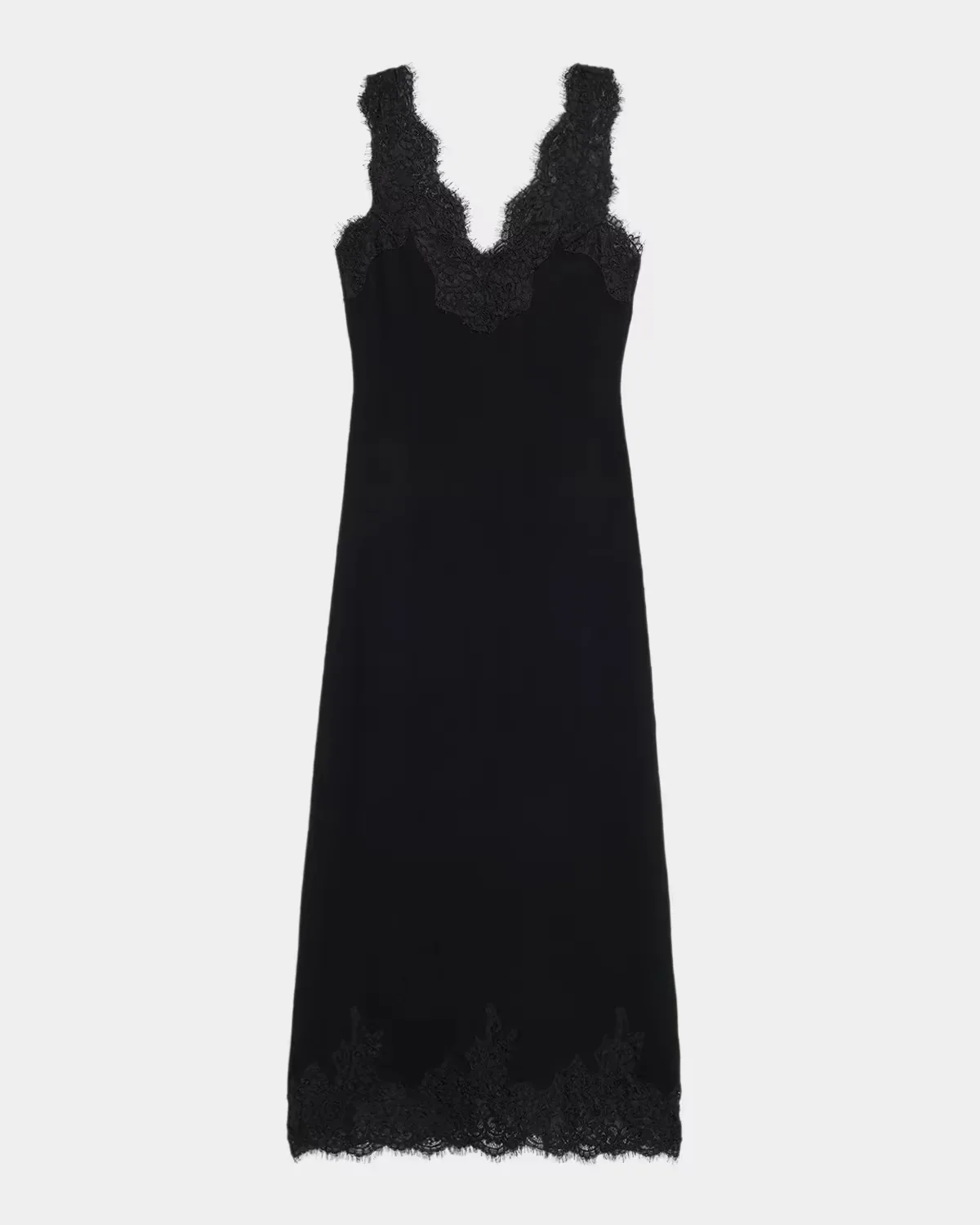Zinnia Lace-Trim Maxi Dress by SIMKHAI