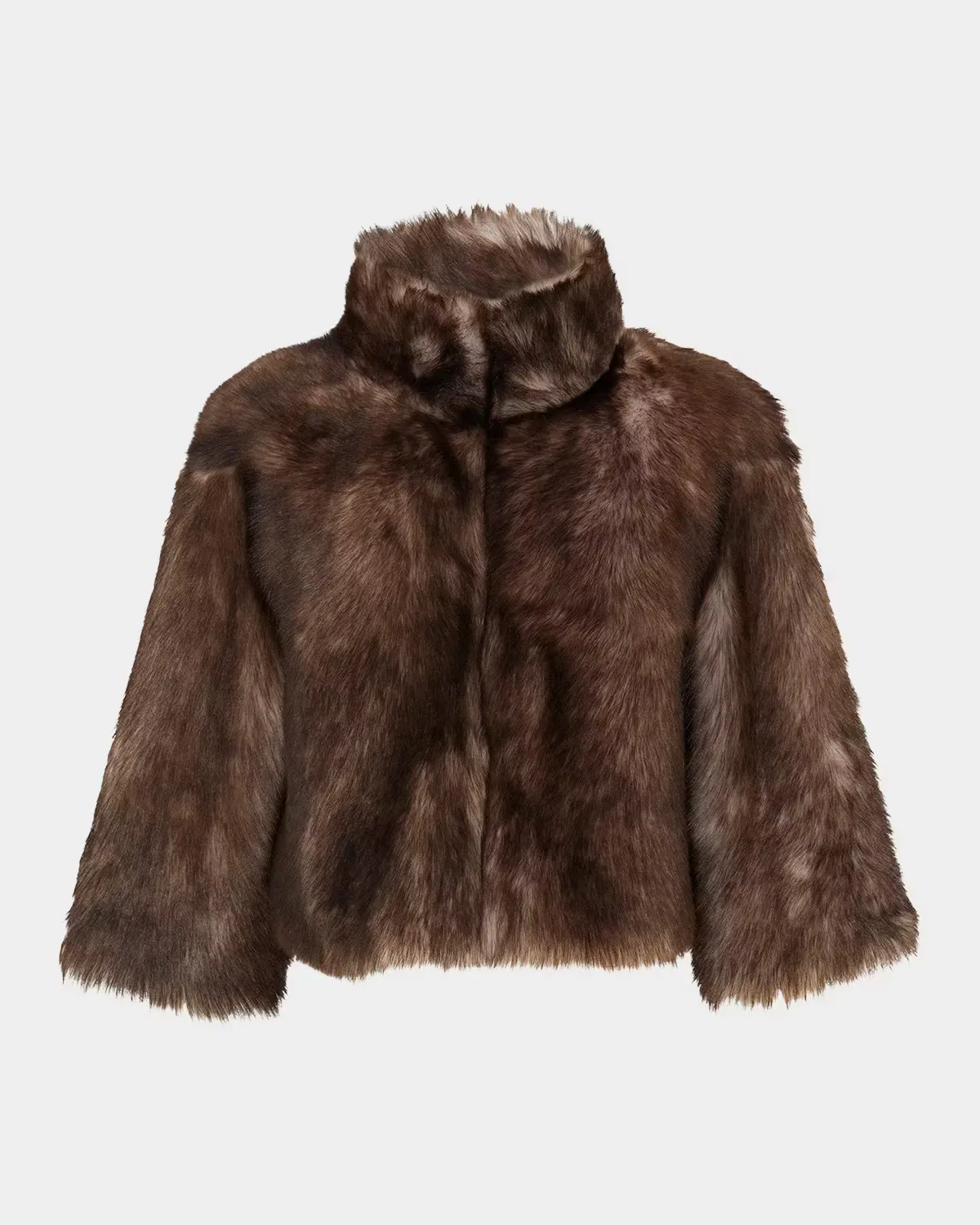 Select Shearling Diagonal Bolero by Gorski