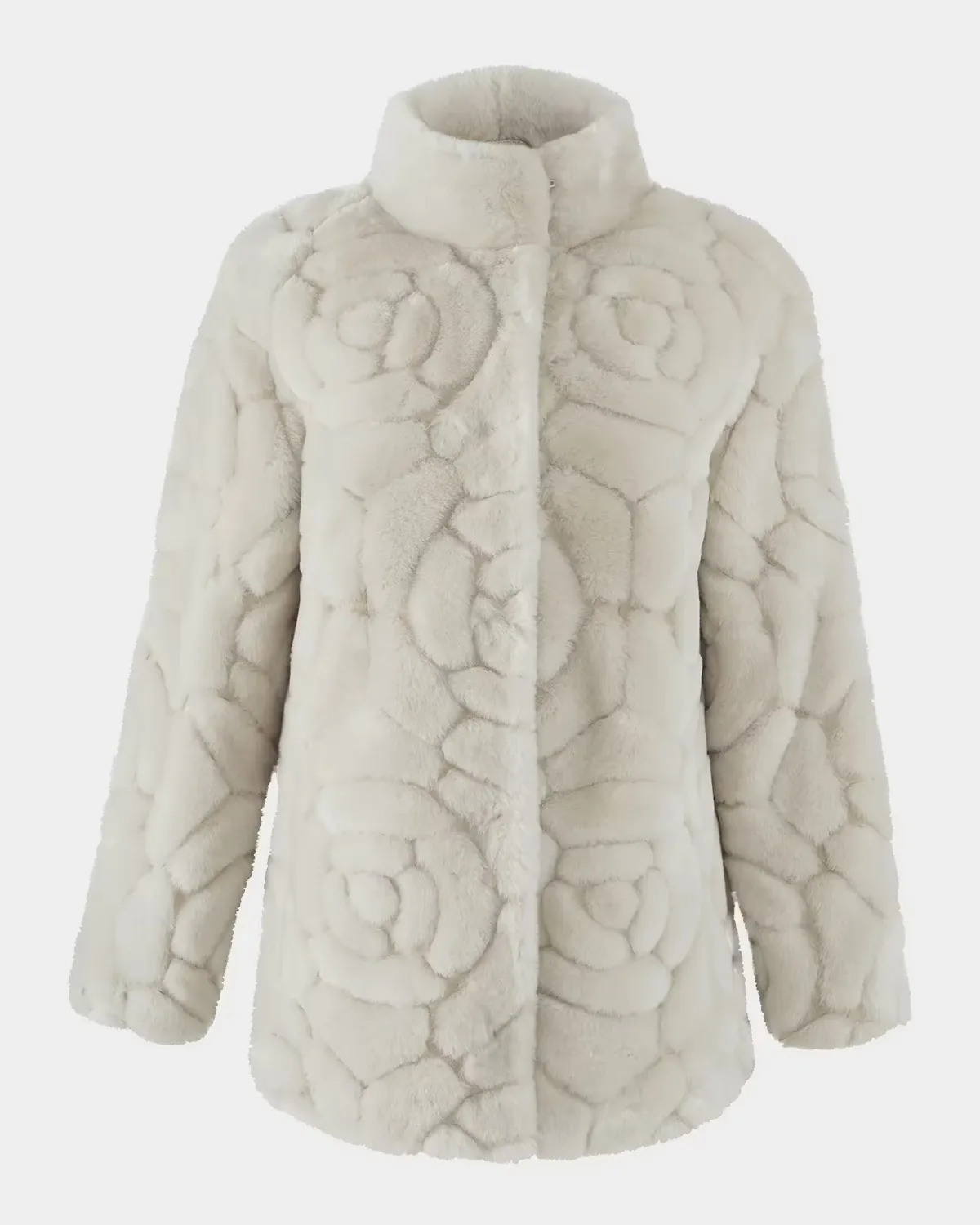 Floral Merino Shearling Jacket by Gorski