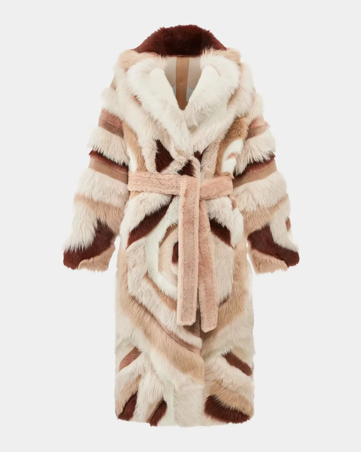 Geometric Merino & Toscana Shearling Jacket by Gorski