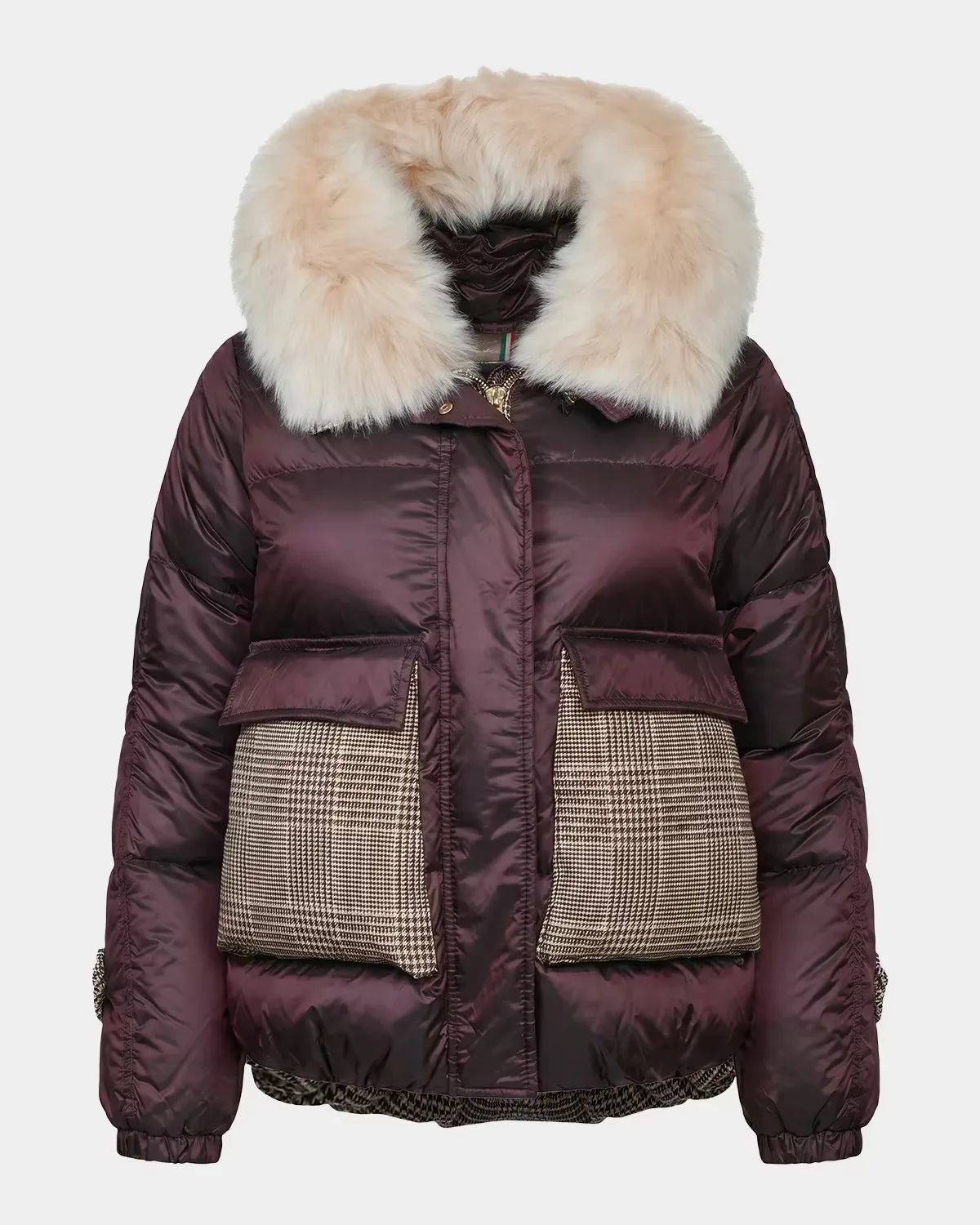 Apres-Ski Mixed-Media Jacket by Gorski