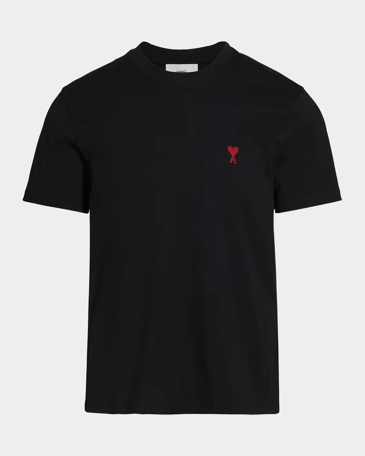 Ami De Coeur Cotton Jersey Crewneck T-Shirt by Ami Paris