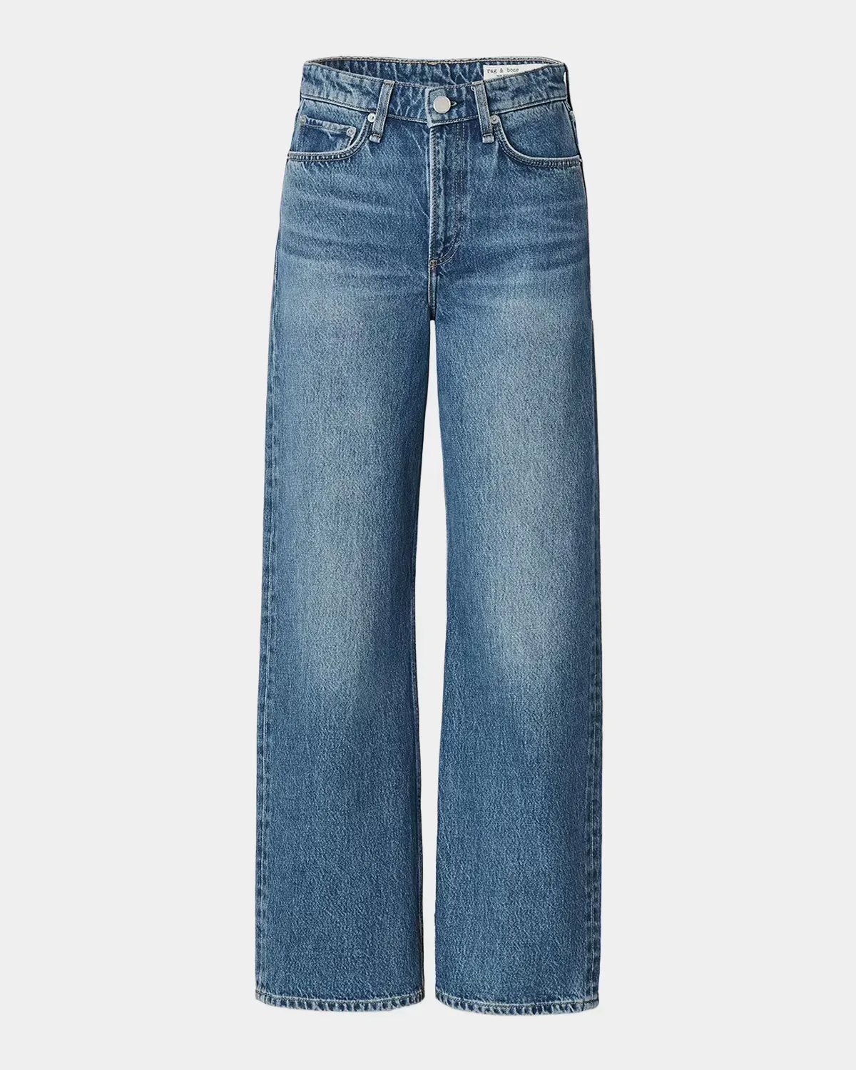 Logan Denim High-Rise Wide-Leg Jeans