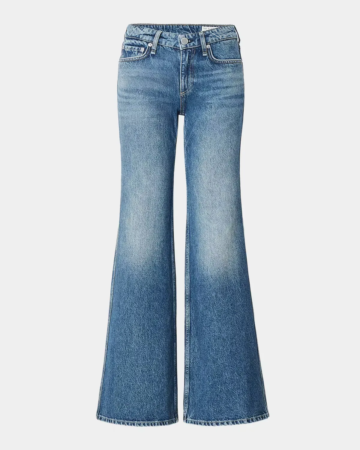 Josie Denim Mid-Rise Flared Jeans