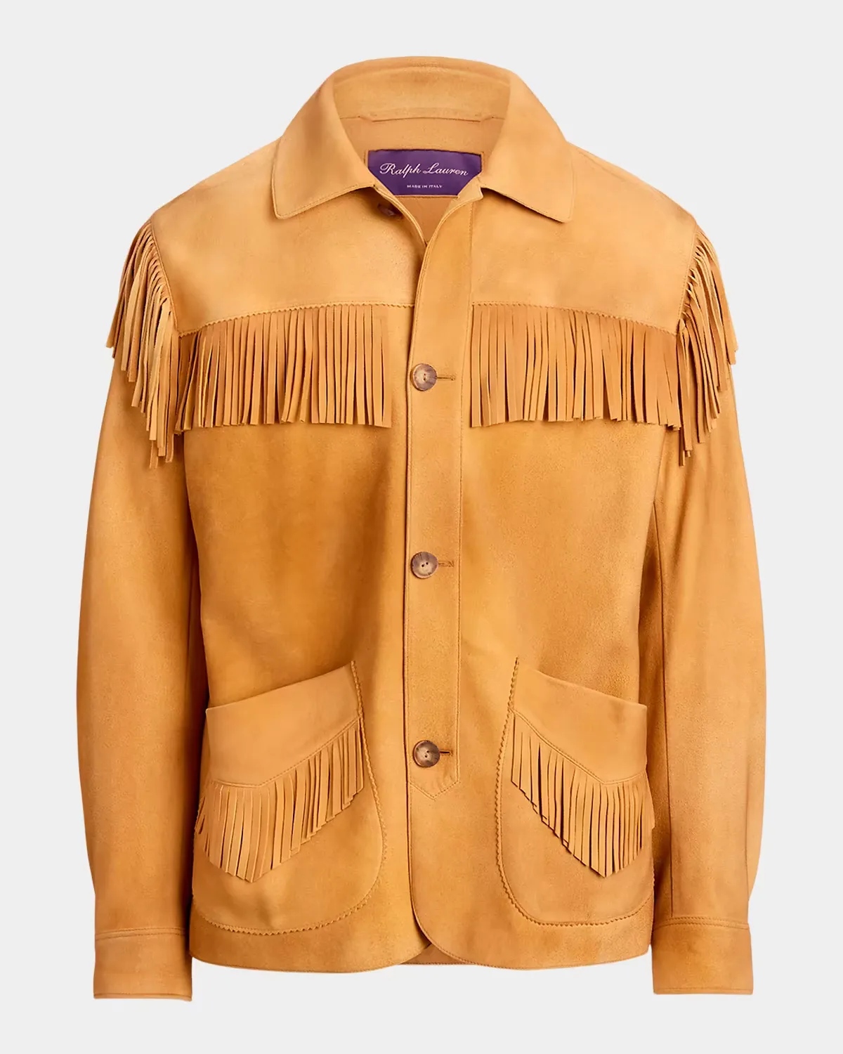 Carson Fringe Suede Jacket by Ralph Lauren