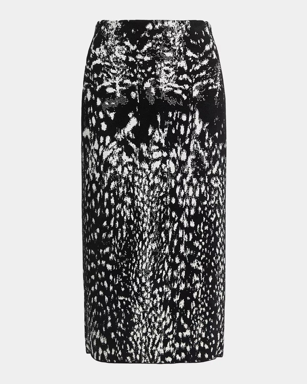 Lynx Jacquard Compact Velvet Knit Pencil Skirt by Tom Ford