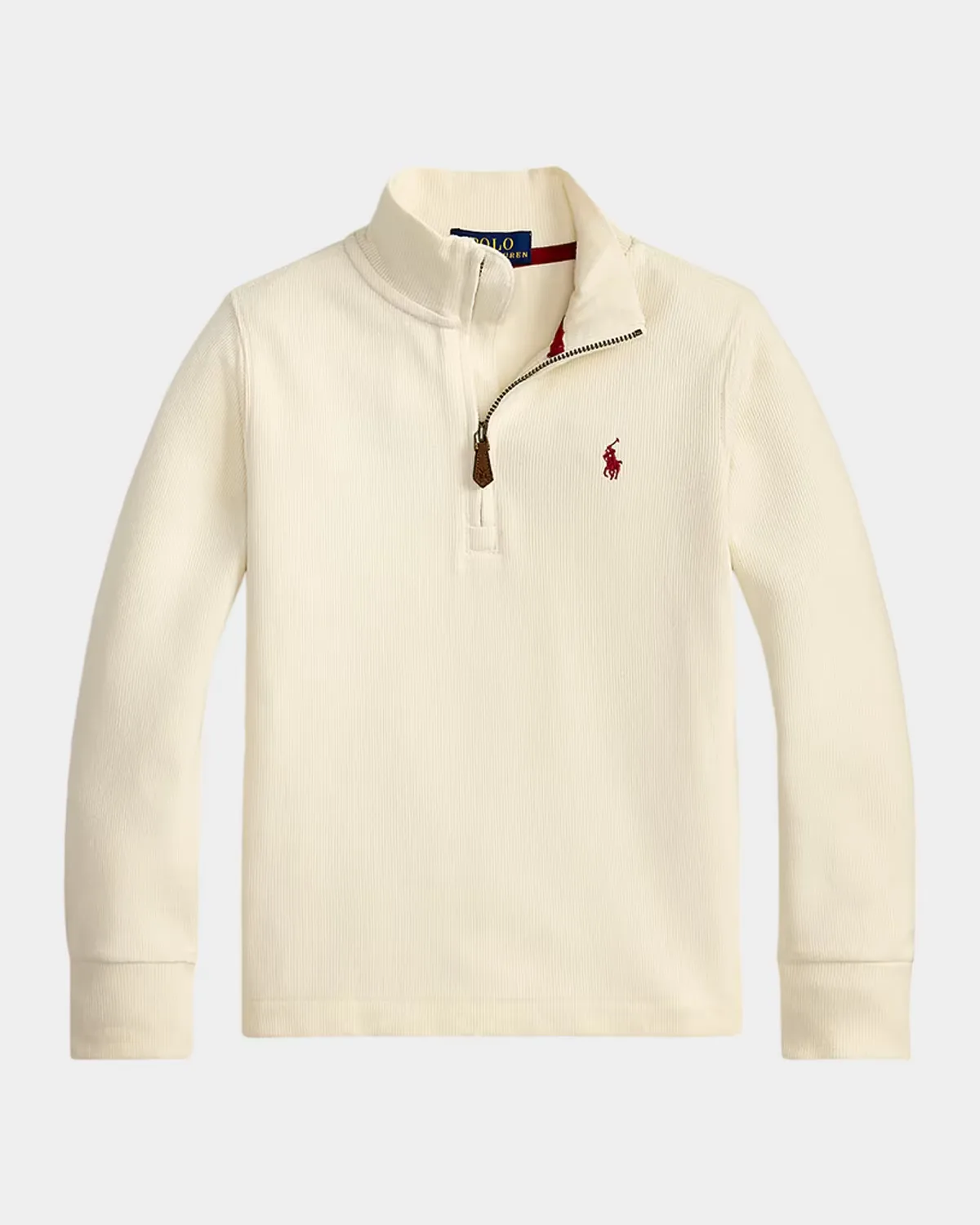 Estate-Ribbed Cotton Pullover Sweater by Ralph Lauren