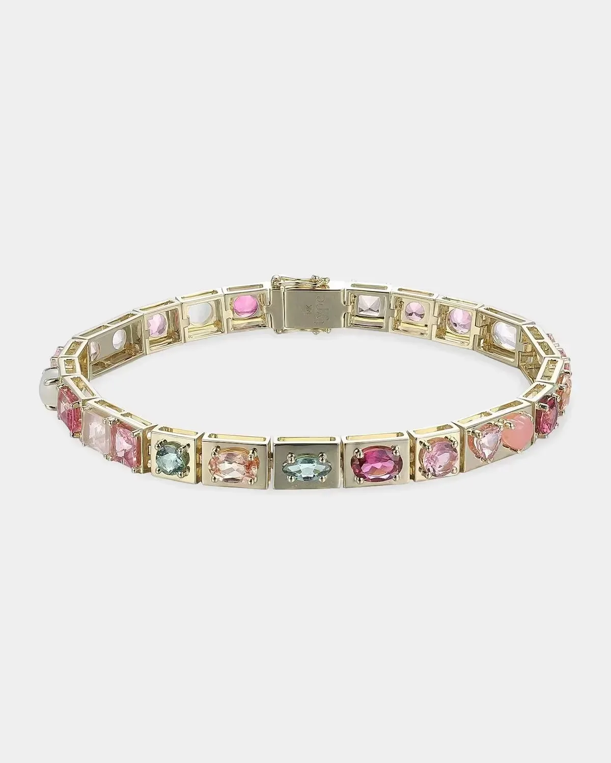 Leggo 14K Yellow Gold & Multi-Gemstone Bracelet by TYPE JEWELRY
