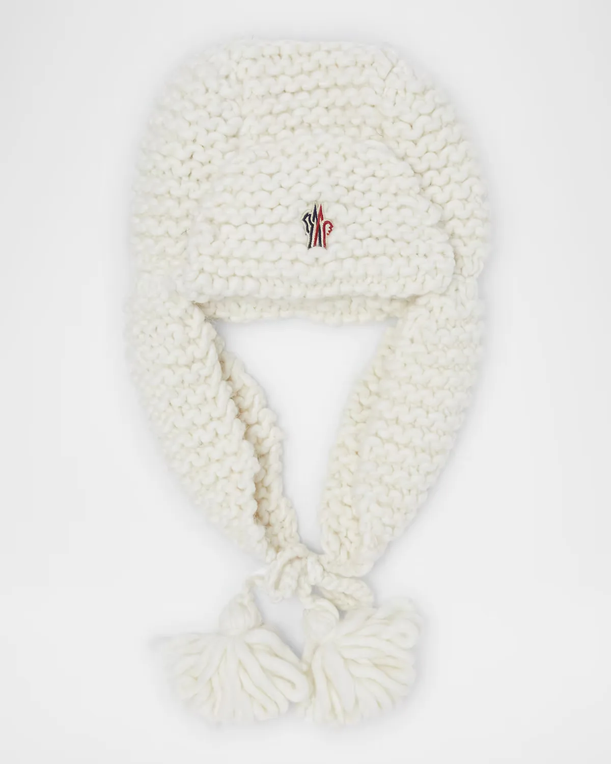 Wool Logo Aviator Cap by Moncler