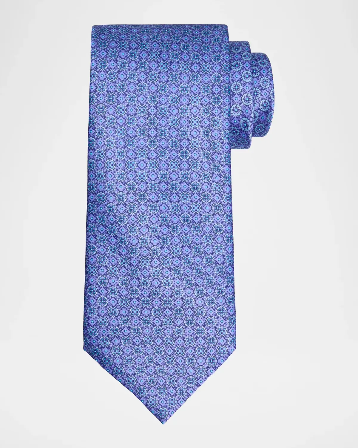 Geometric Mosaic Silk Tie