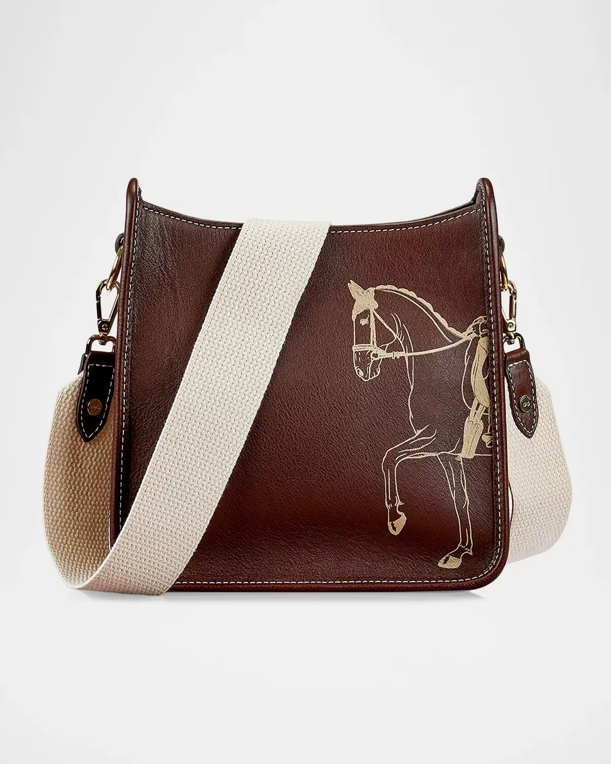 Gigi New York x Melissa Bamber Elle Marching Horse Crossbody Bag by Gigi New York
