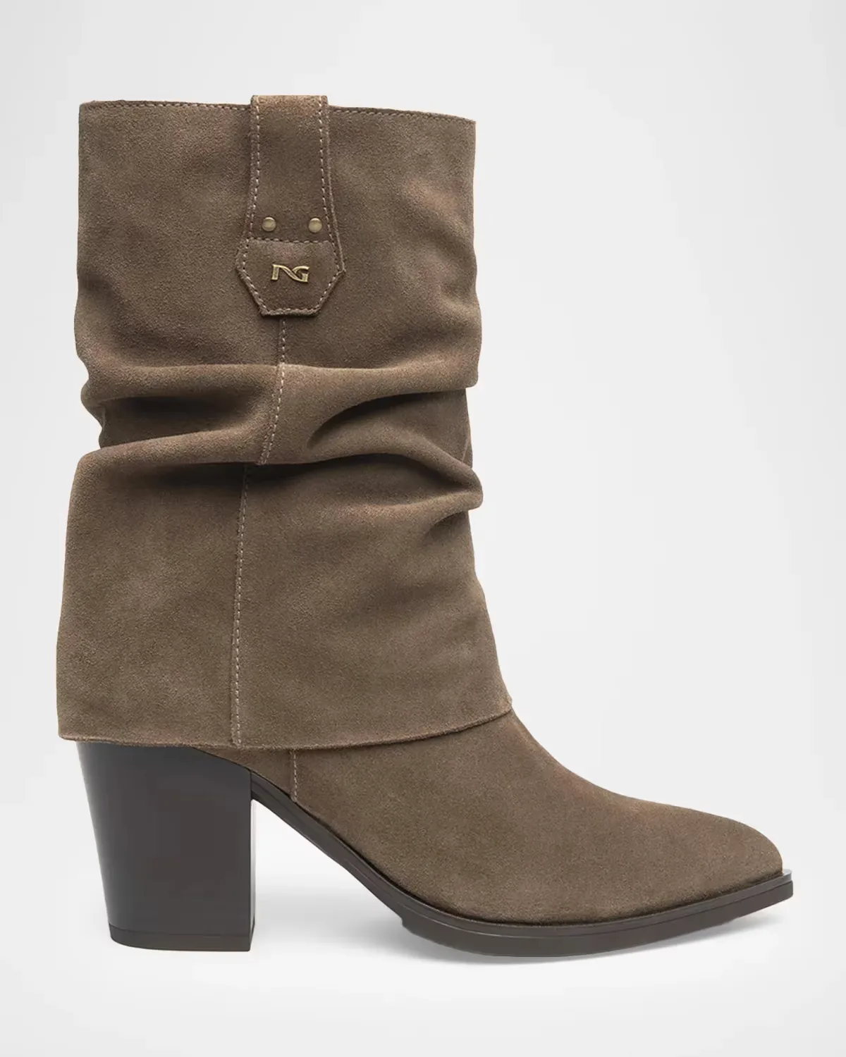 80mm Slouchy Suede Boots by NeroGiardini