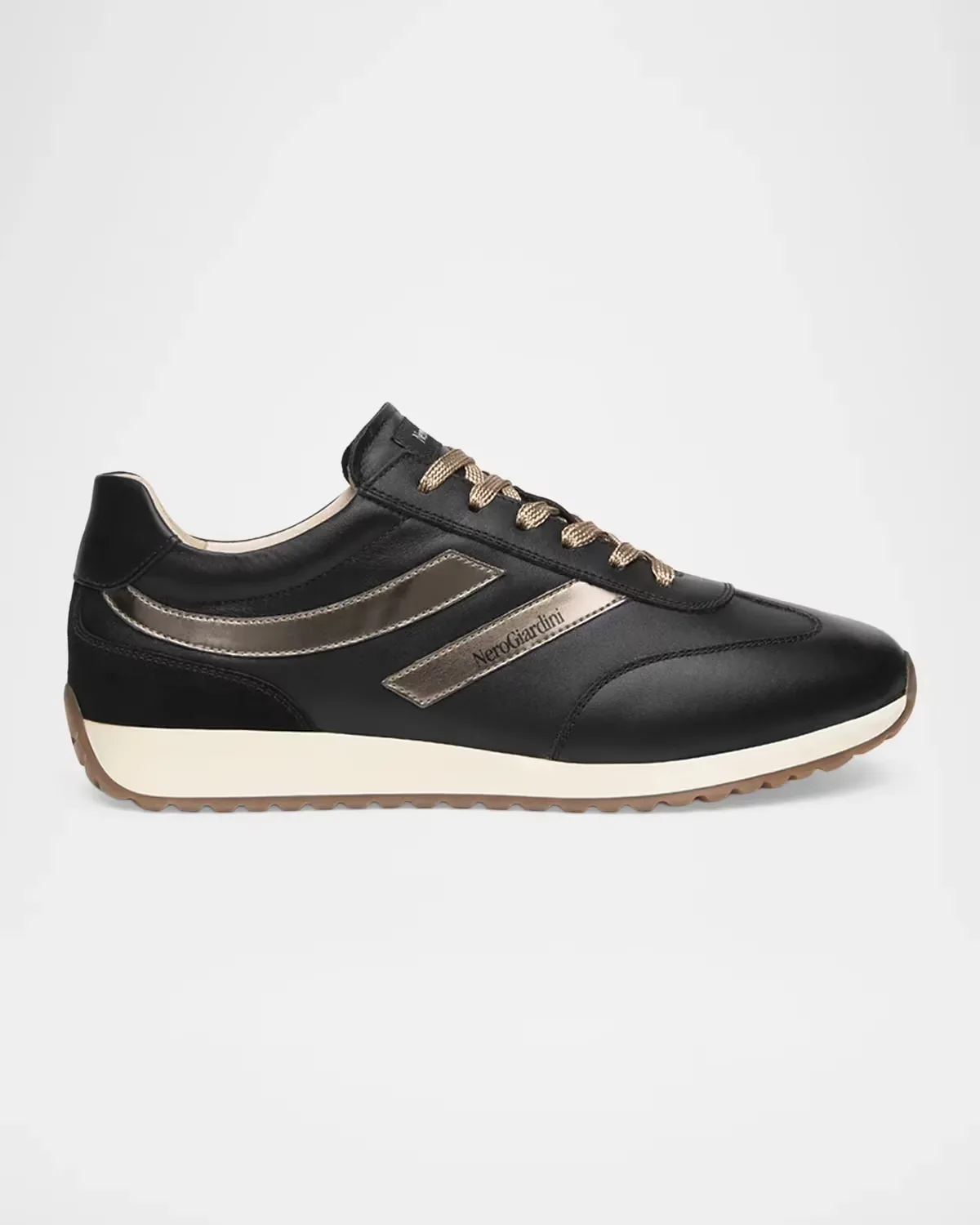 Retro Leather Runner Sneakers by NeroGiardini