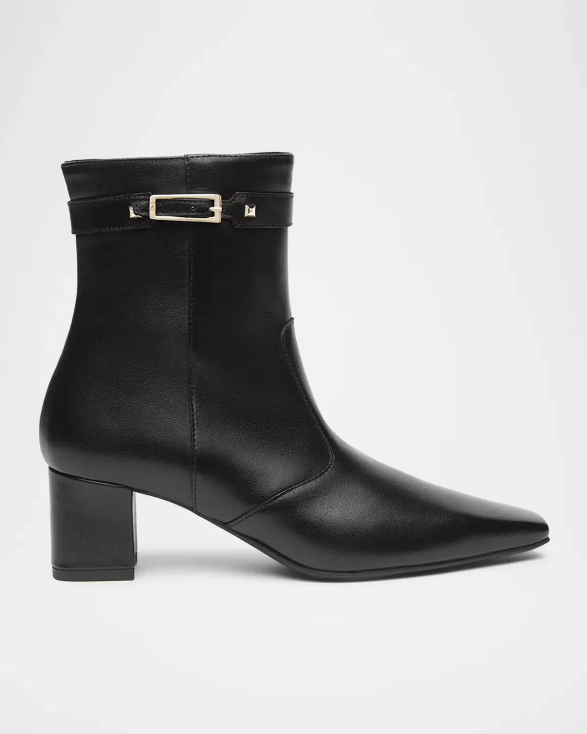 50mm Leather Ankle Boots