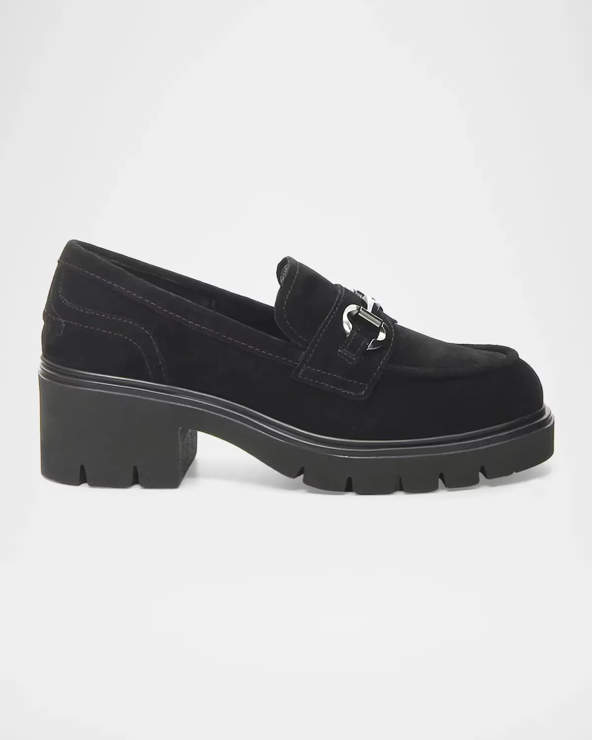 60mm Suede Bit Loafers