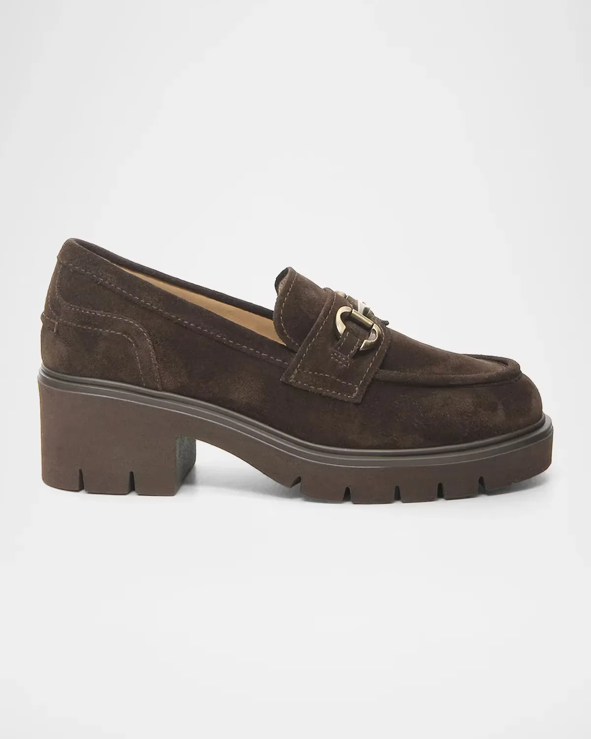 60mm Suede Bit Loafers