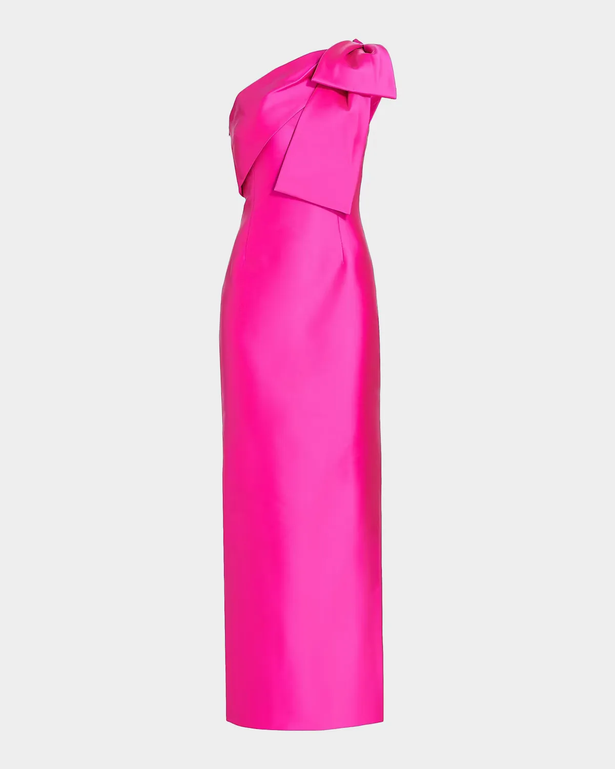 Bonnie One-Shoulder Satin Gown