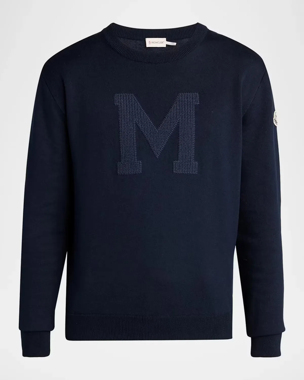 Logo Drop Shoulder Sweatshirt by Moncler