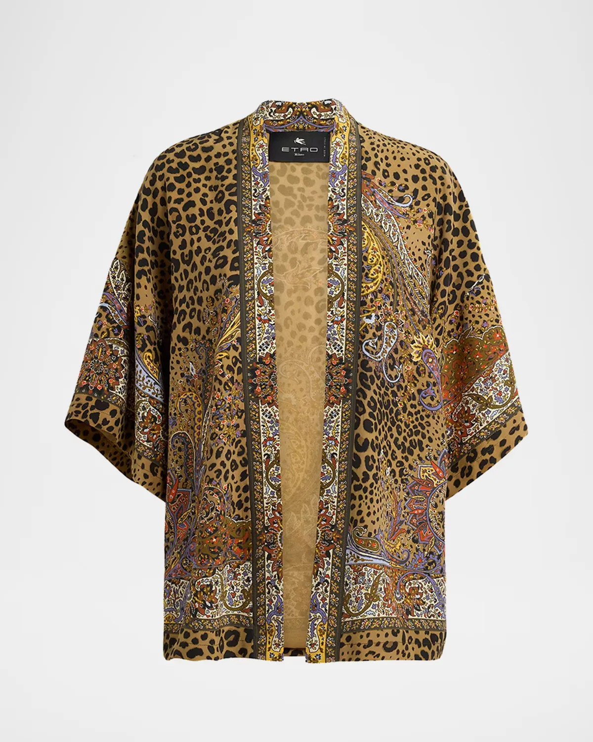 Kesa Paisley and Animal-Print Silk Jacket by ETRO