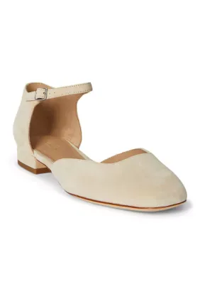 Lauren Ralph Lauren Emellie Suede Mary Jane Flats by Ralph Lauren