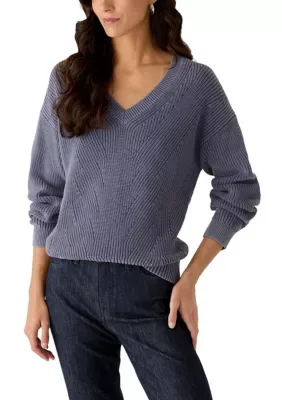 Salt and Sea Wash V-Neck Sweater by Tommy Bahama