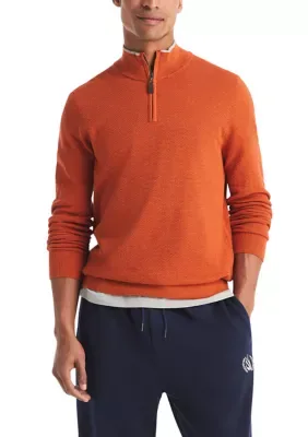 Performance Textured Quarter-Zip Sweater by Nautica