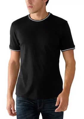 Tipped Interlock T-Shirt by Chaps