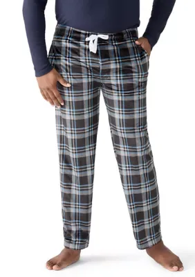 Plaid Lite Touch Fleece Pants